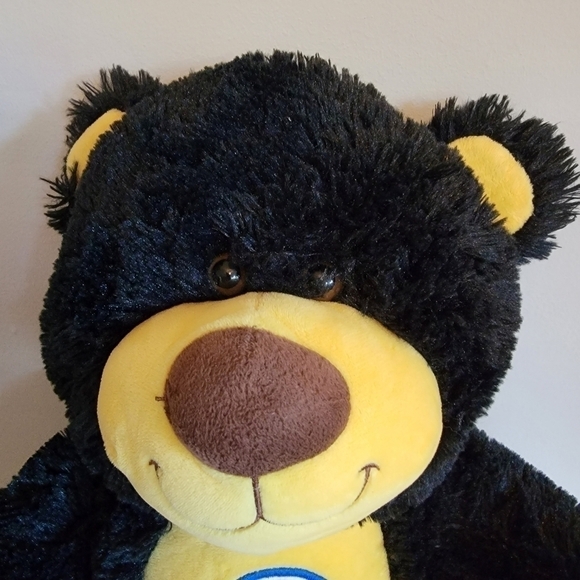Dave and Buster's D&B Black TEDDY BEAR Toy Factory 19" Plush T55 - Picture 3 of 6